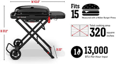 SmokeCraft: Traveler Portable Gas Grill, Black