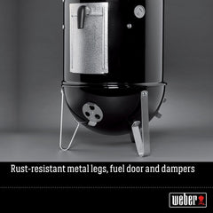 SmokeCraft: 14-inch Smokey Mountain Cooker, Charcoal Smoker