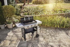 SmokeCraft: 28" Gas Griddle, 3 Burner, Black