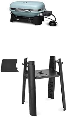 SmokeCraft: Lumin Compact Outdoor Electric Barbecue Grill, Black - Great Small Spaces such as Patios, Balconies, and Decks, Portable and Convenient