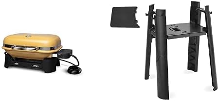 SmokeCraft: Lumin Compact Outdoor Electric Barbecue Grill, Black - Great Small Spaces such as Patios, Balconies, and Decks, Portable and Convenient