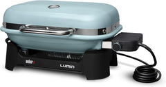 SmokeCraft: Lumin Compact Outdoor Electric Barbecue Grill, Black - Great Small Spaces such as Patios, Balconies, and Decks, Portable and Convenient