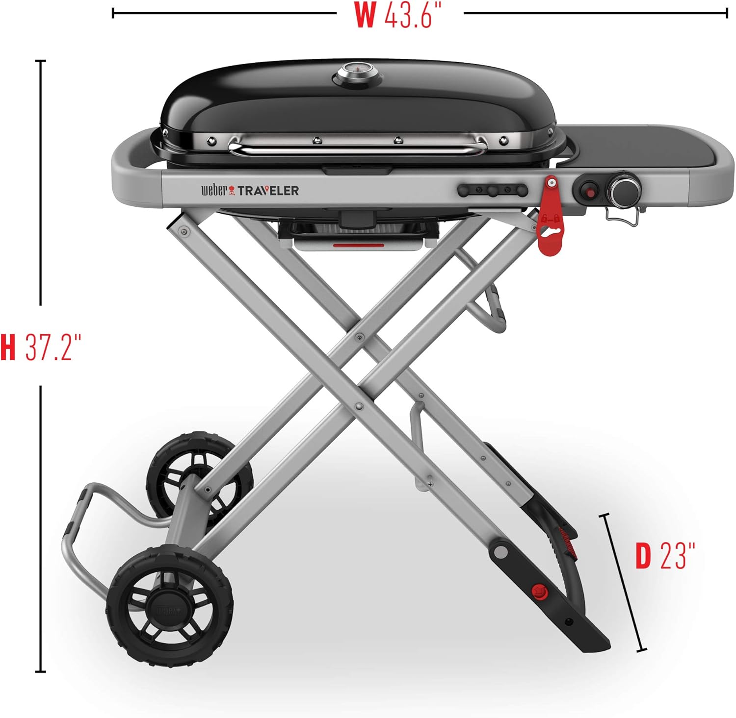SmokeCraft: Traveler Portable Gas Grill, Black