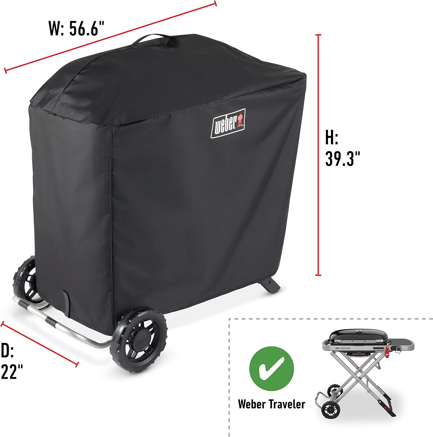 SmokeCraft: Traveler Portable Gas Grill, Black