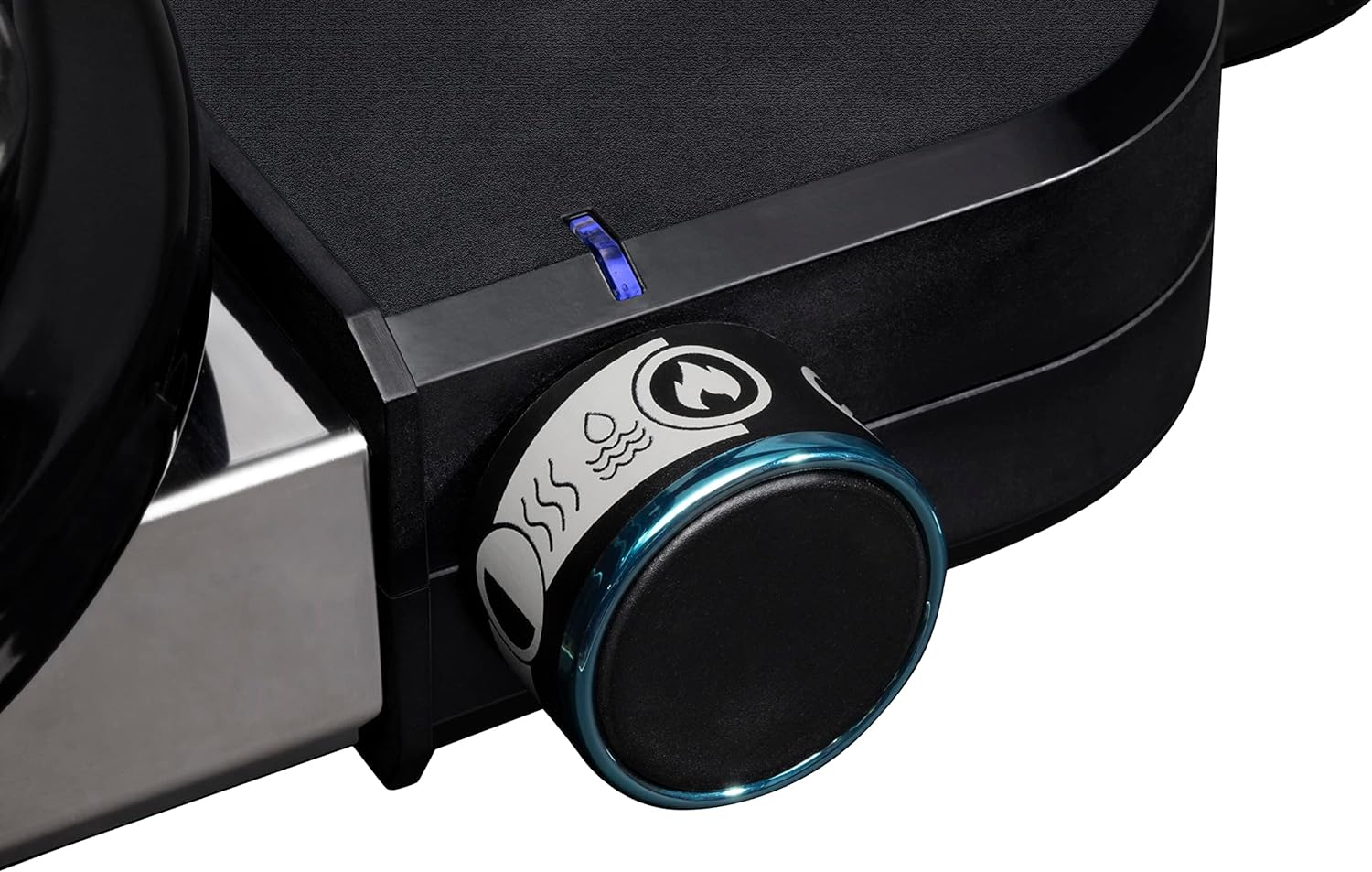 SmokeCraft: Lumin Compact Outdoor Electric Barbecue Grill, Black - Great Small Spaces such as Patios, Balconies, and Decks, Portable and Convenient