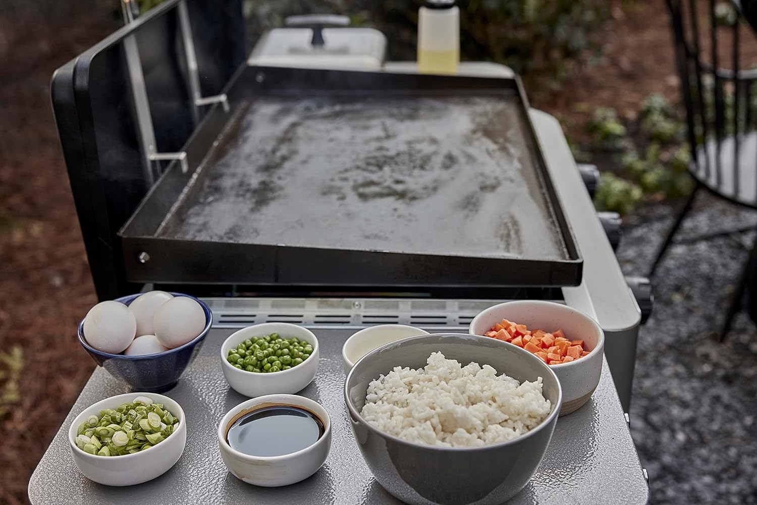 SmokeCraft:  28" Gas Griddle, 3 Burner, Black