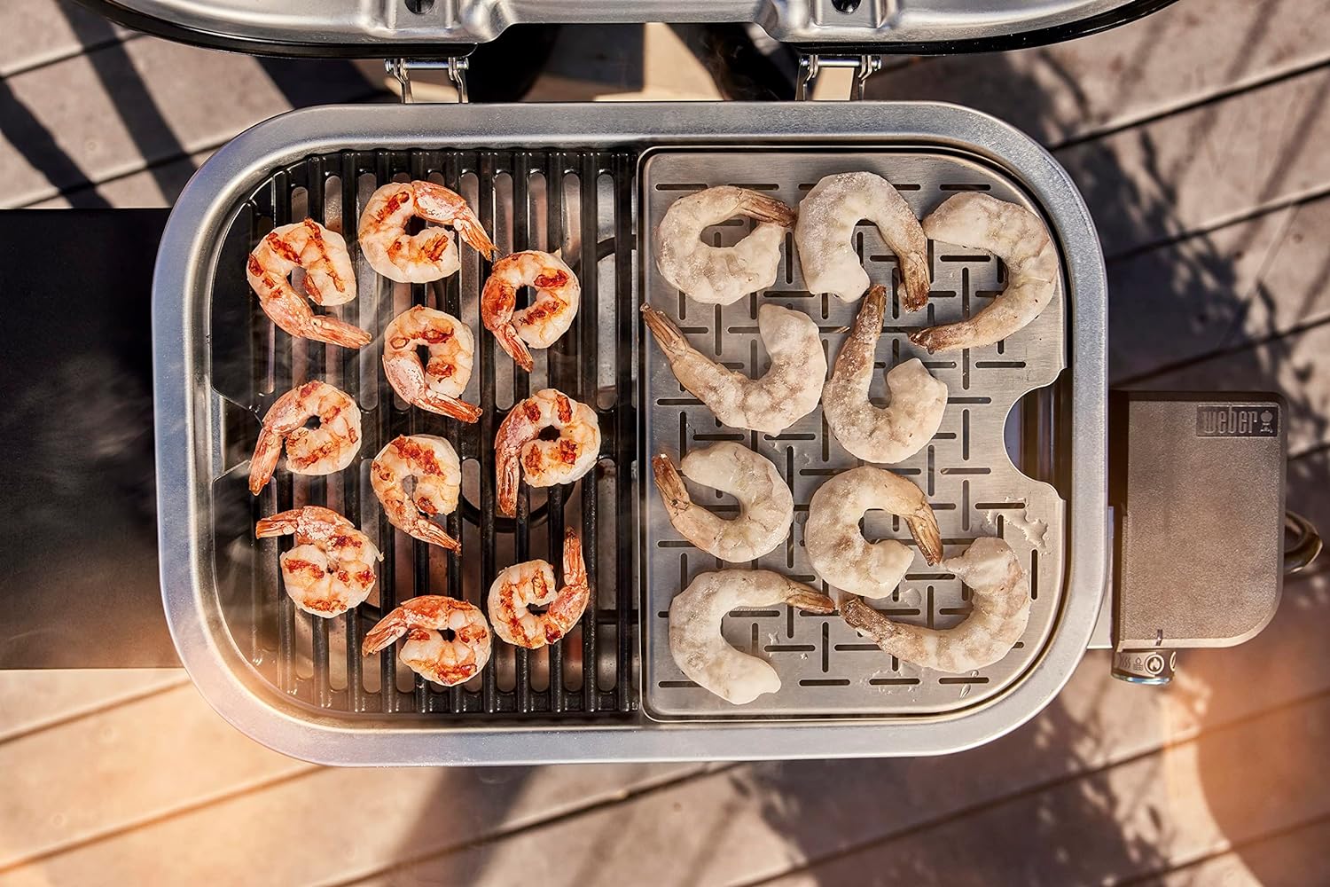 SmokeCraft: Lumin Compact Outdoor Electric Barbecue Grill, Black - Great Small Spaces such as Patios, Balconies, and Decks, Portable and Convenient